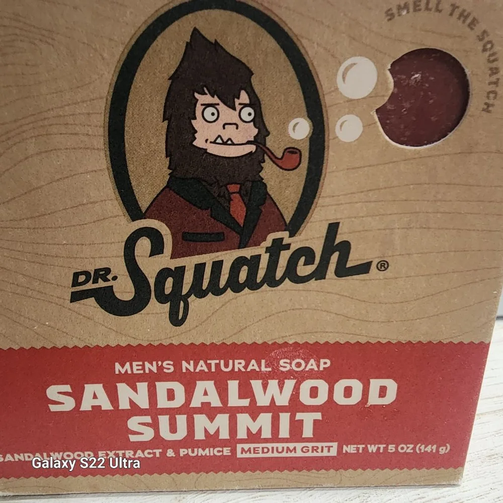 Men's Dr. Squatch Soap. 4 Bars